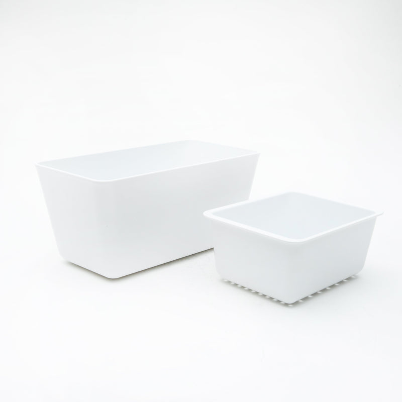 Bowl & Colander (ABS/Food in Centre Colander & Shell in Outer Bowl/Temperture Resistance: -20? to 90?/1.5L/10x21x10.7cm/Kokubo/HAUS/SMCol(s): White)