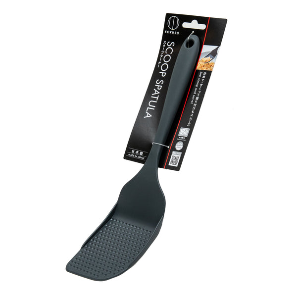 Scoop Spatula (Nylon/Dishwasher Safe/4x8.8x30.5cm/Kokubo/Chef's/SMCol(s): Black)