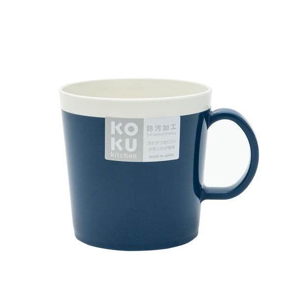 Mug (PP/Microwave & Dishwasher Safe/Temperture Resistance: -20? to 140?/8cm/Ø8cm/Kokubo/KOKU/SMCol(s): Iron Blue)