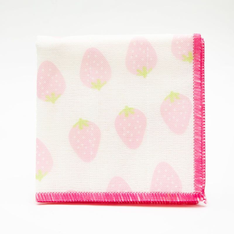 Kitchen Cloth (Soft & Absorbent/Retro/Strawberries/30x30cm/Kokubo/SMCol(s): Pink)