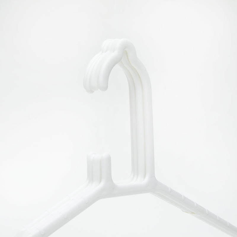 Clothes Hangers (2x42.5x23.5cm (4pcs)/LAUND ROMAT/SMCol(s): White)