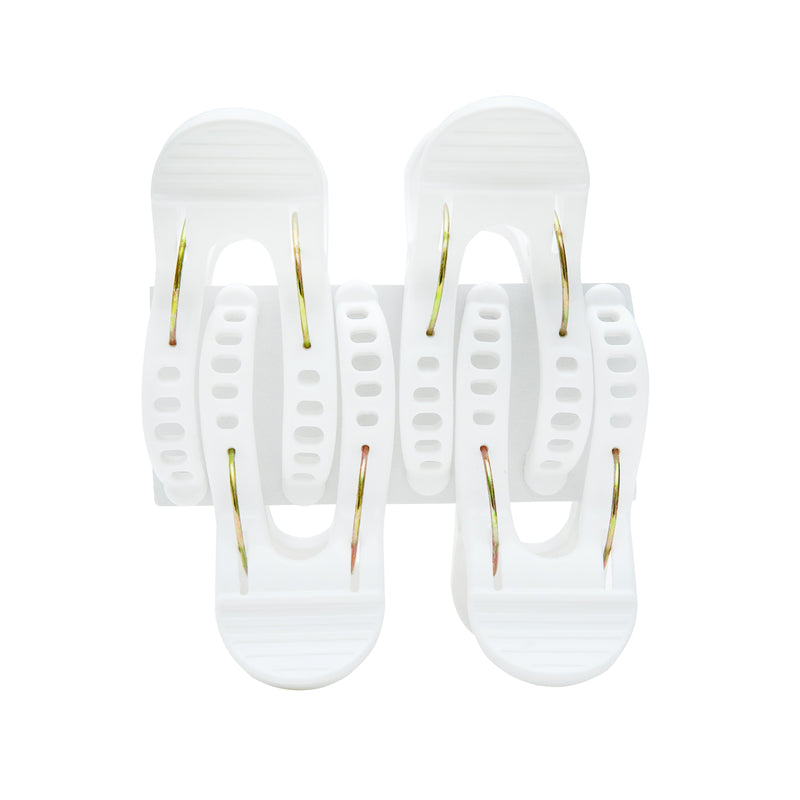 Clothespins (Double Spring/U-Shaped/6.6x11.2x17.5cm (4pcs)/LAUND ROMAT/SMCol(s): White)