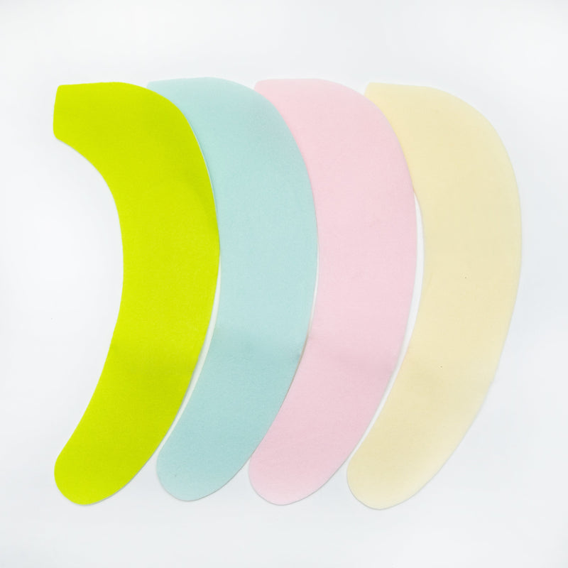 Toilet Seat Liners (Adhesive/Washable/For O-Shaped, U-Shaped & Heated Toilet Seats/4 Pairs/Paires/Kokubo/SMCol(s): Blue,Pink,Yellow,Orange)