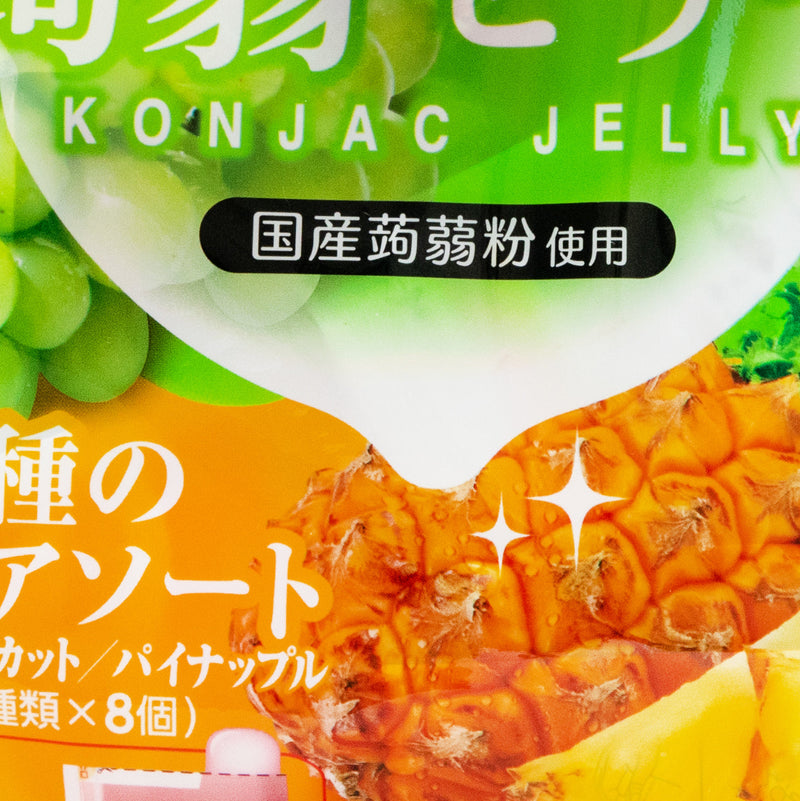 Ace Bakery Konjac Jelly Peach & Muscat & Pineapple 24pcs