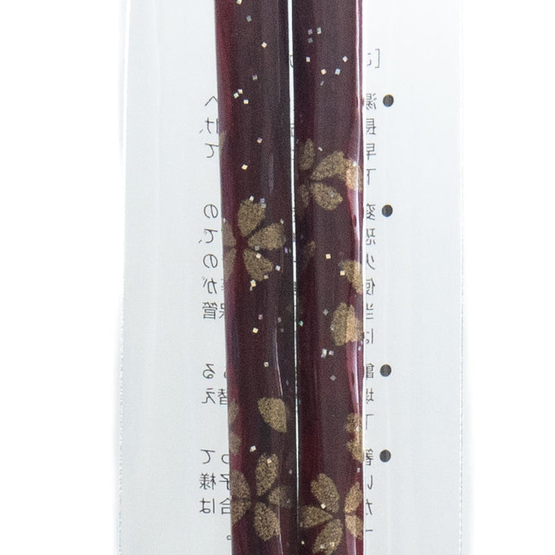 Chopsticks (Natural Wood/Dishwasher Safe/Flurry of Flower/21cm (1 Pair/Paire)/SMCol(s): Red)