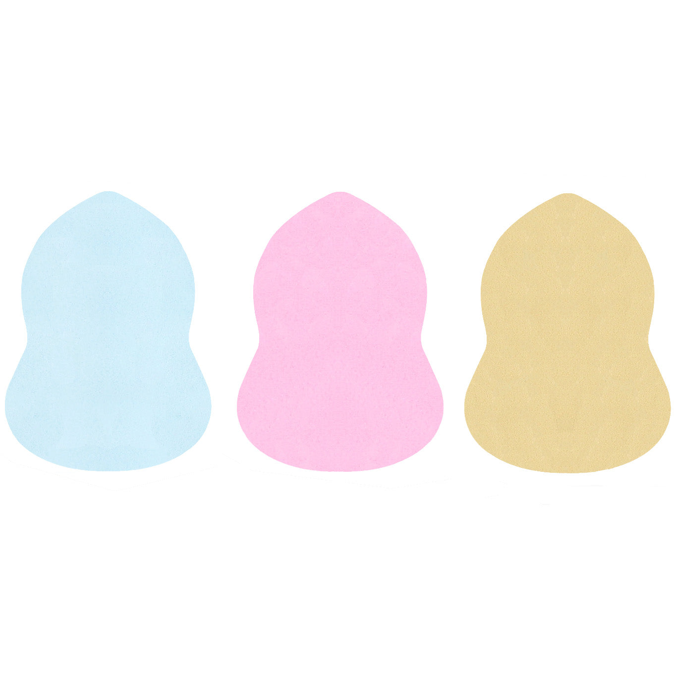 3D Latex Free Gourd-Shaped Makeup Sponge For Powder & Liquid Makeup (L)