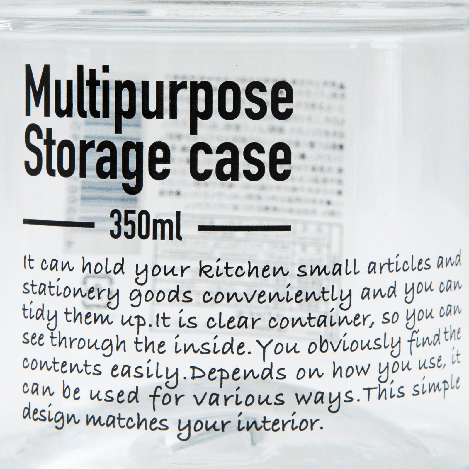 Alulminum Round Multipurpose Storage Case 350ml