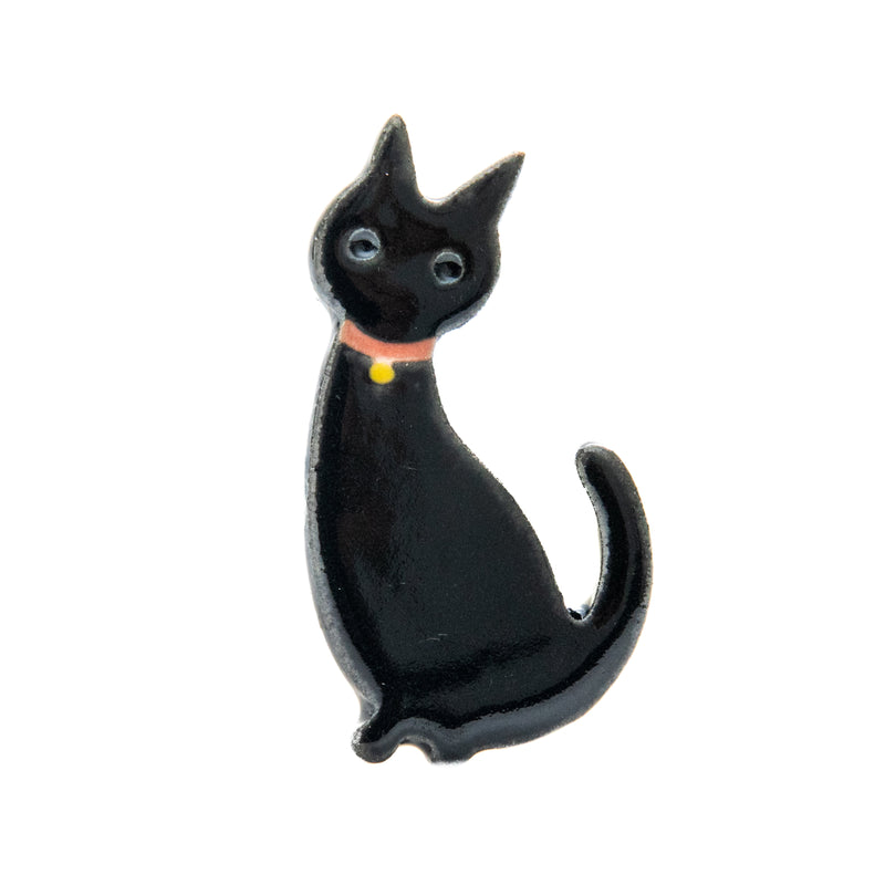 Chopstick Rest (Black Cat/2.8x5.5cm/SMCol(s): Black)