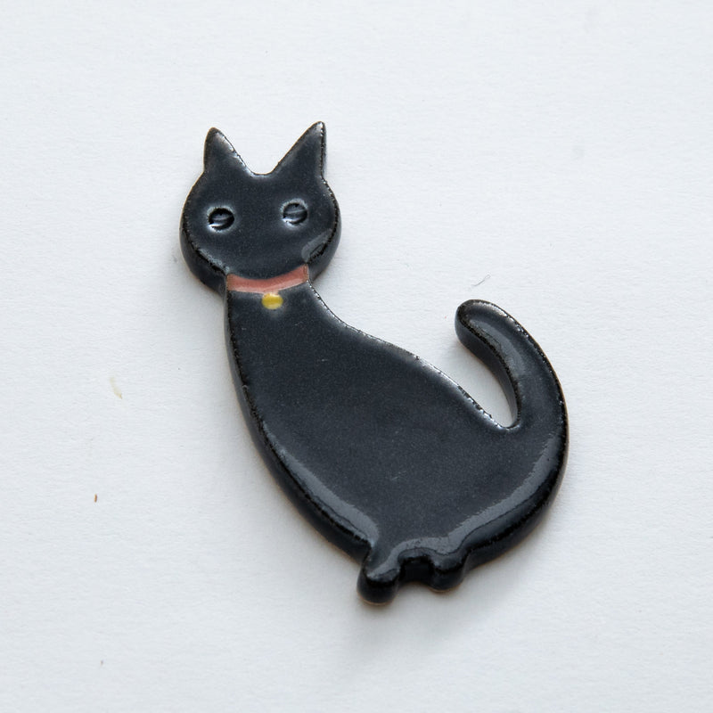 Chopstick Rest (Black Cat/2.8x5.5cm/SMCol(s): Black)