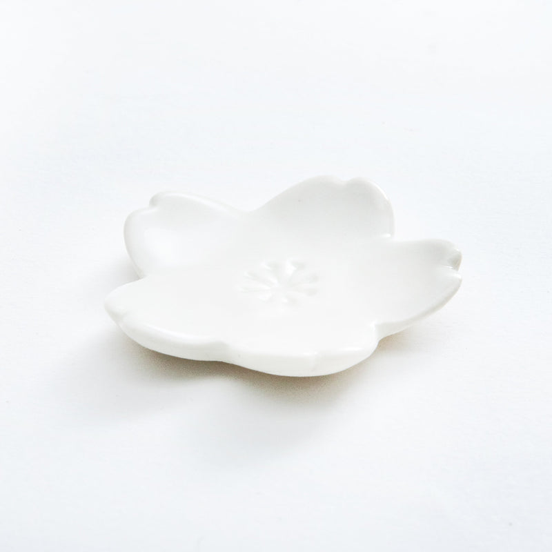 Chopstick Rest (Cherry Blossom-Shaped/4x4cm/SMCol(s): White)