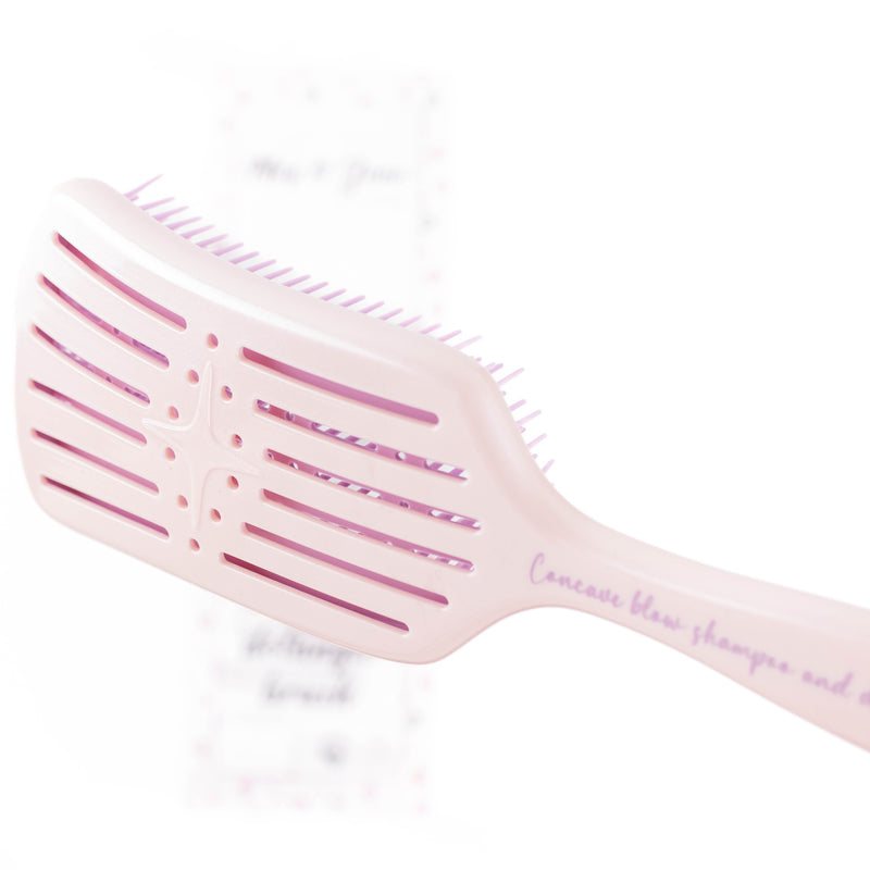 Tina Beauty May & June Glow Blow Shampoo Detangle Hair Brush