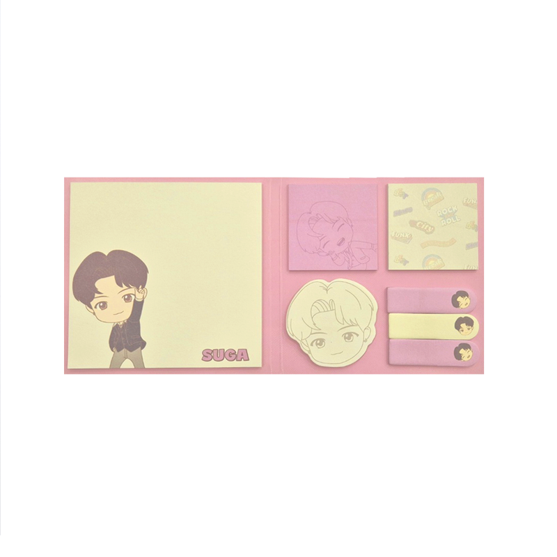 TinyTAN Memo Pad Set_Dynamite_SUGA 