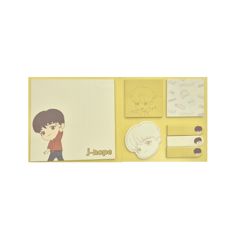 TinyTAN Memo Pad Set_Dynamite_j-hope 