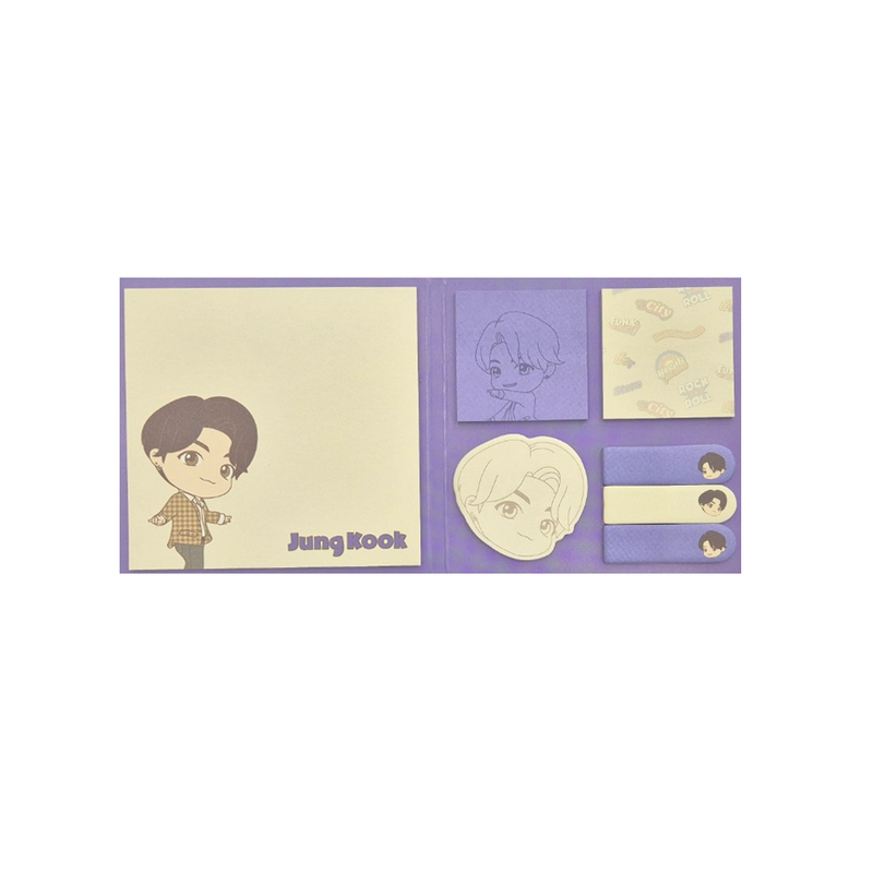 TinyTAN Memo Pad Set_Dynamite_JungKook 