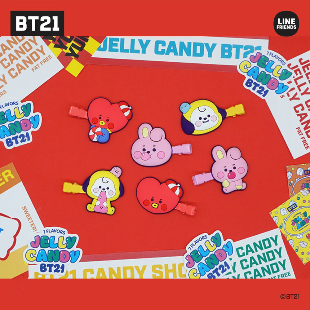 BT21 Hair Clip ver.3 JELLY - TATA