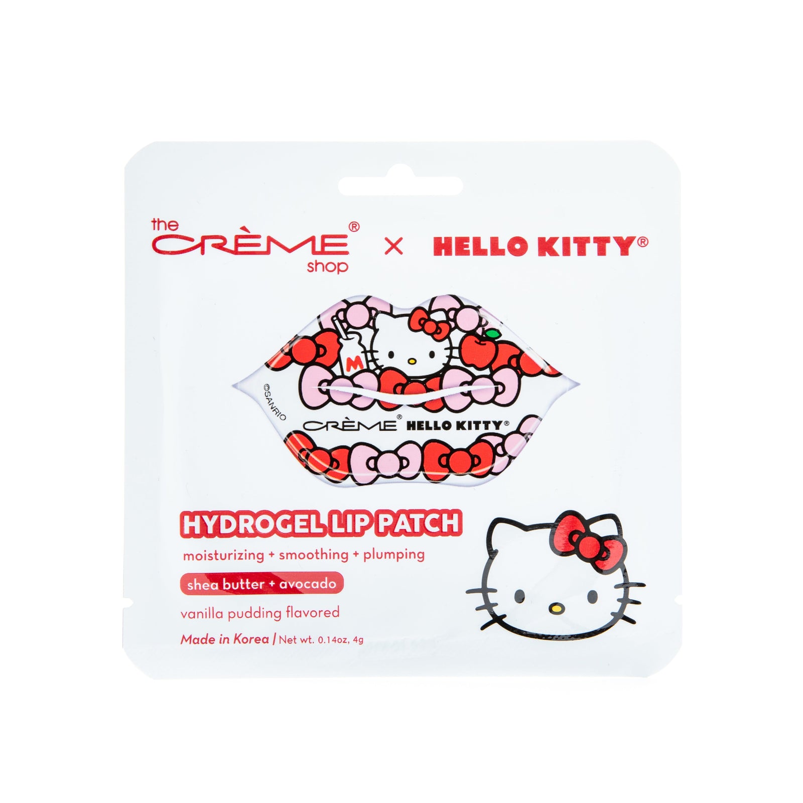 The Crème Shop Hello Kitty Hydrogel Lip Patch Vanilla Pudding Flavored