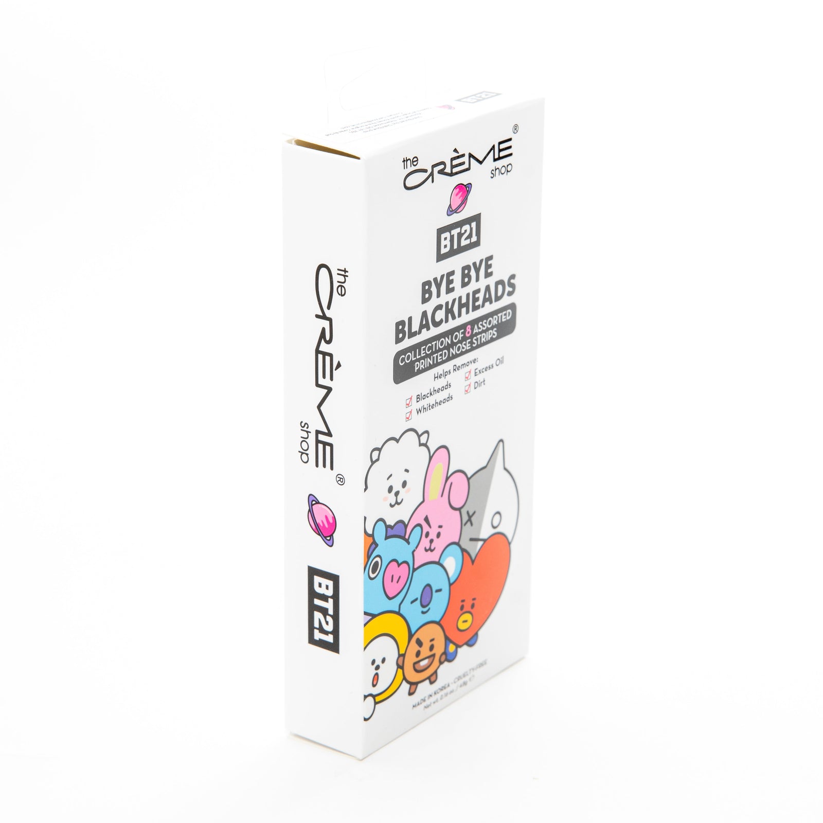 The Crème Shop BT21 Bye Bye Blackheads Printed Nose Strips