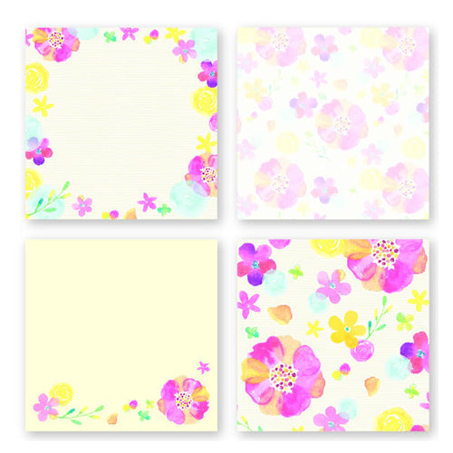 Clothes-Pin Nami Nami Memo Pad MM14152 - Flower