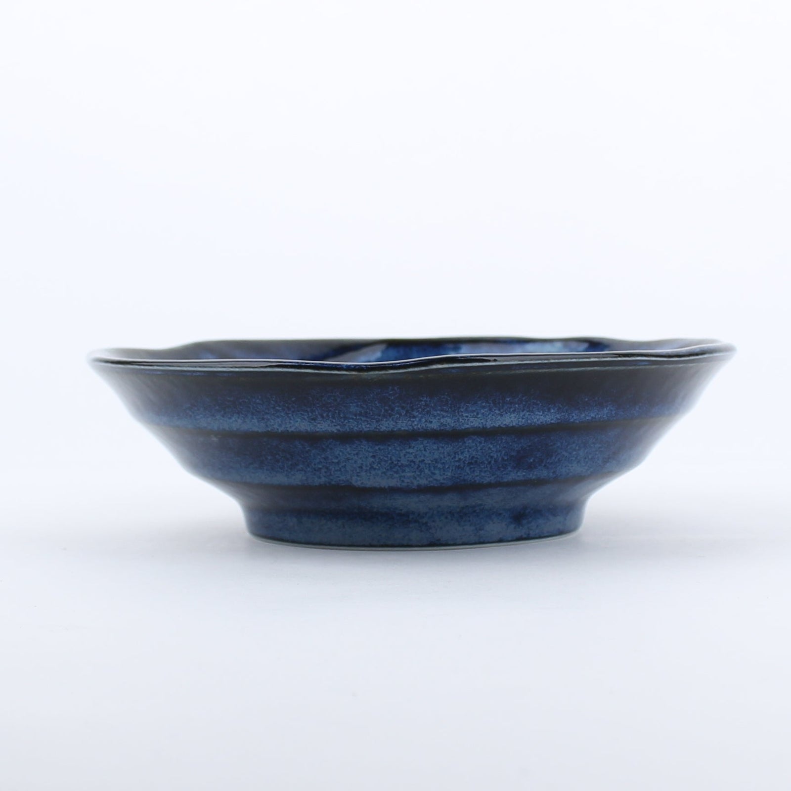 Hanakon Navy Flower Ceramic Bowl d.16.5cm