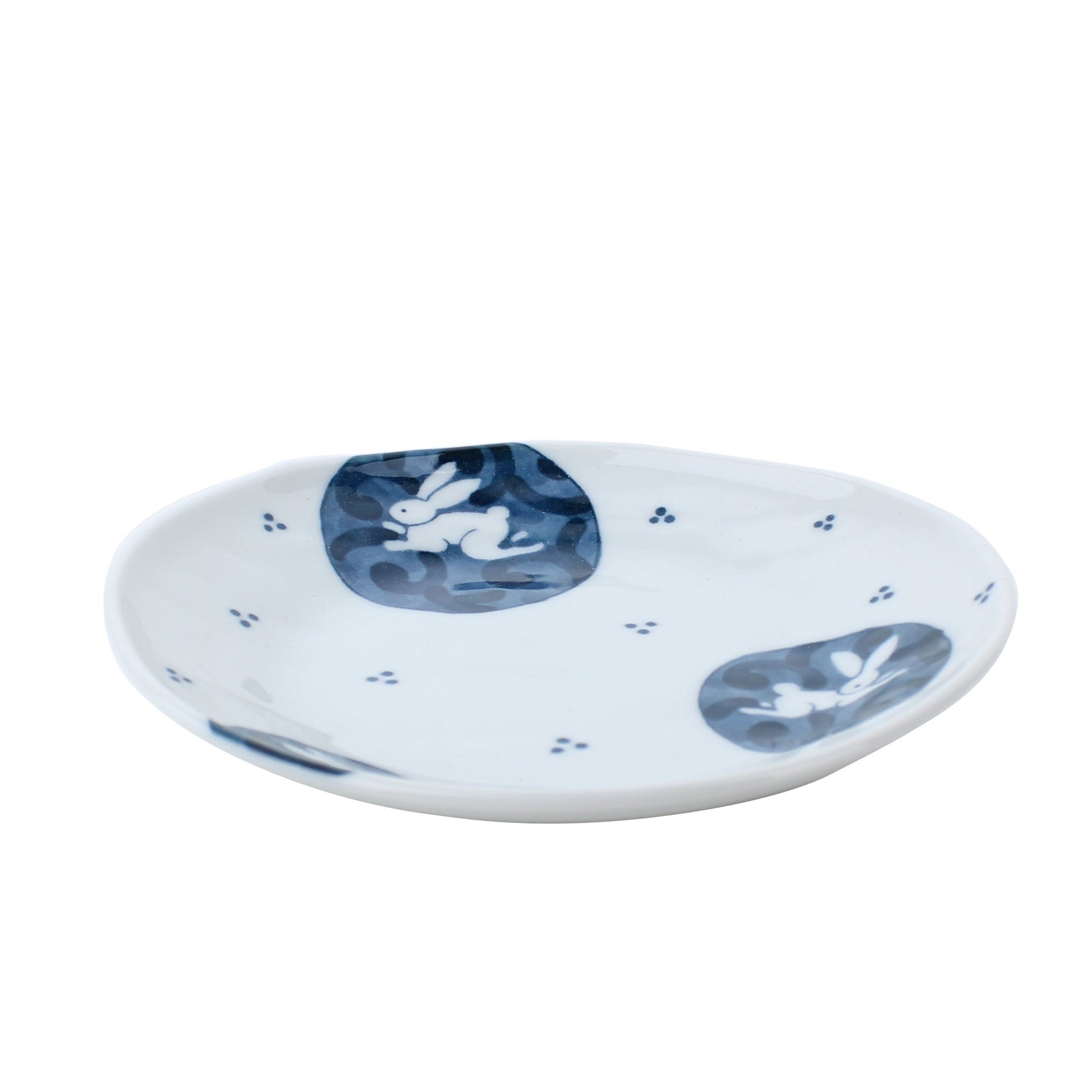 Circle Rabbit Porcelain Plate