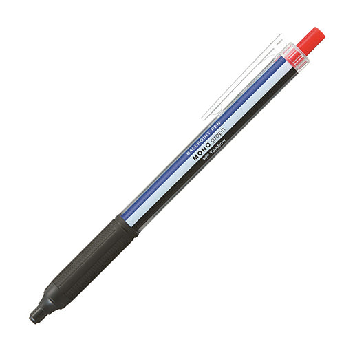 Tombow MONO Graph Lite 0.38mm Ballpoint Pen - Red Ink, Blue White