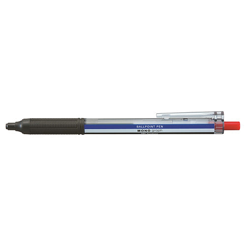 Tombow MONO Graph Lite 0.5mm Ballpoint Pen - Red Ink, Blue,White