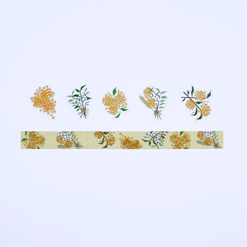 Bande 2pcs Osmanthus Masking Tape & Stickers BDA658