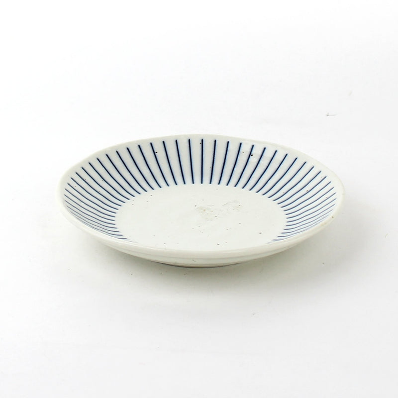 Plate (Ceramic/Lined/2.4cm/d.13.8cm)