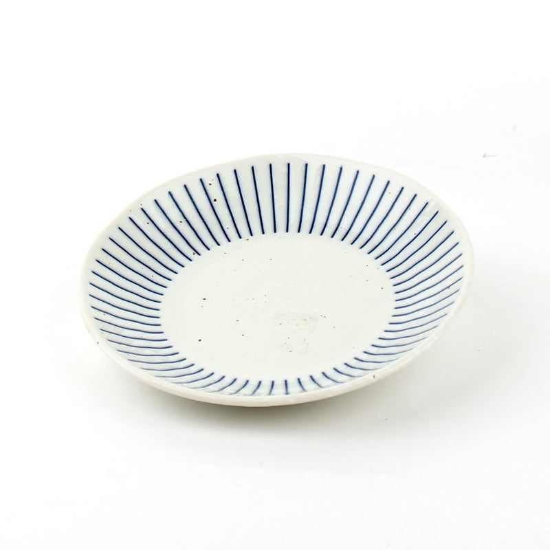 Plate (Ceramic/Lined/2.4cm/d.13.8cm)