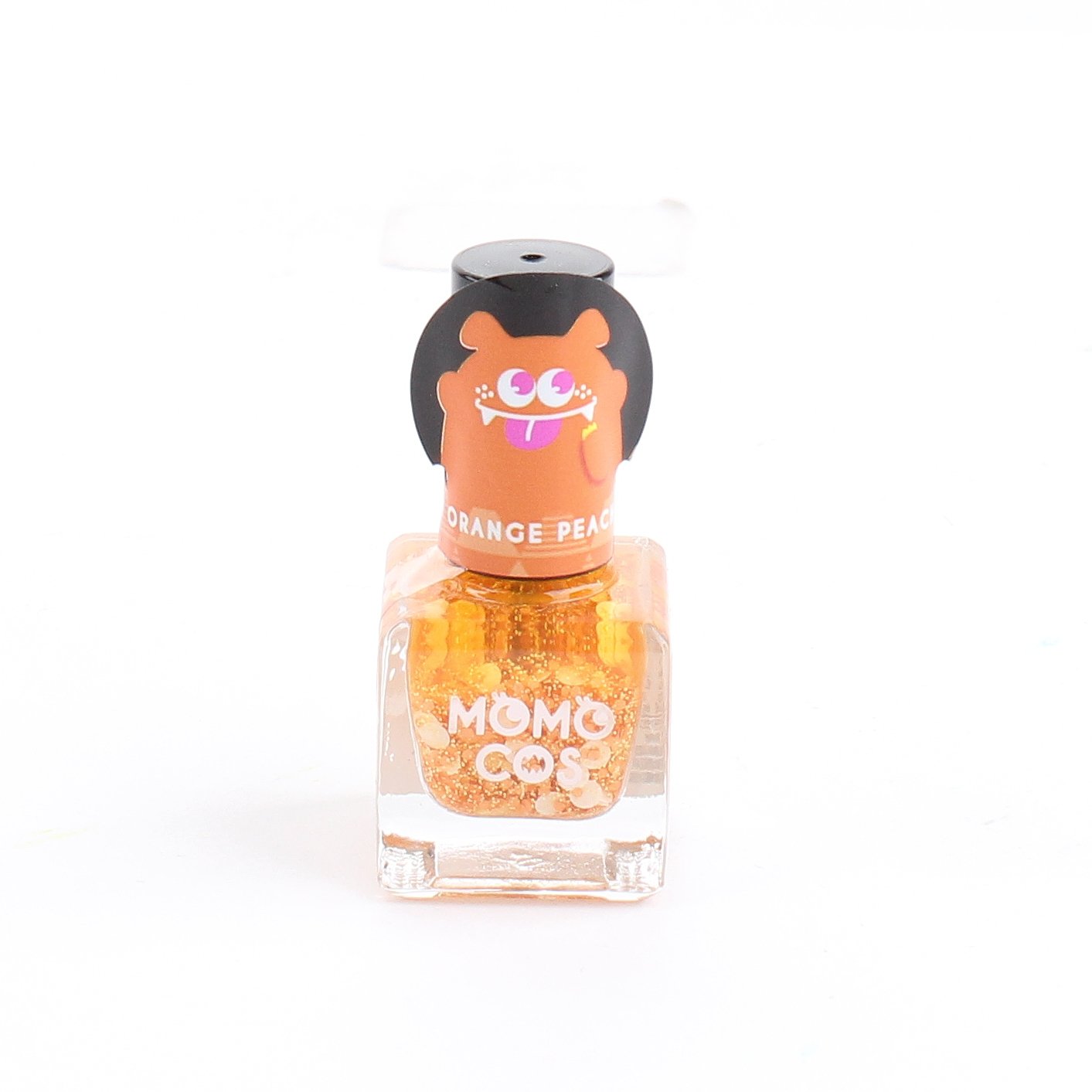 Beauty World Monster Milky Pink Momocos Peel-Off Nail Polish 6ml - Orange Peach