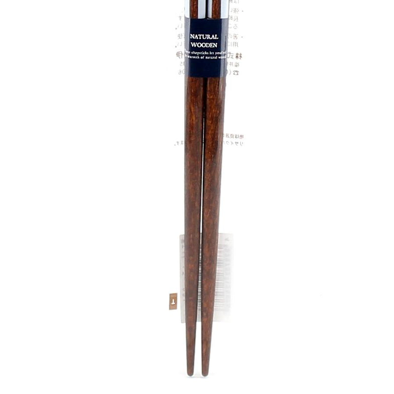 Chopsticks (Wood/Check*2-Types/BK*WT/21cm (1pr))