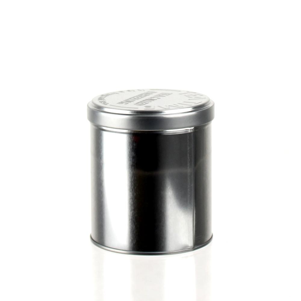 Tin Canister (Steel/Tea/Round/SL/Diameter 9.3x10cm / 500mL)