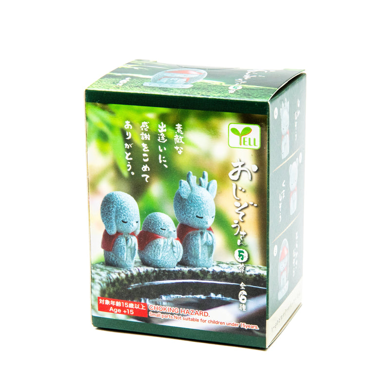 Ornament (Gacha Blind Box Figurine/Ojizo san/Size varies. Bear Ojizo: 4.5x3x2.5cm/Yell/SMCol(s): Grey,Red)