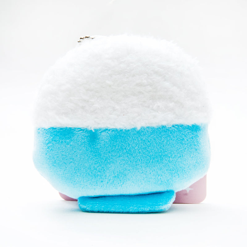 Plushie (Key Chain/Cute Eyes School Lunch: Steamed Rice/Palm Size/8x8cm/SMCol(s): White,Blue)