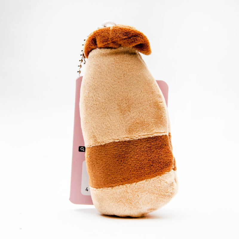 Plushie (Key Chain/Cute Eyes School Lunch: Coffee Milk/Palm Size/5x10cm/SMCol(s): Brown)