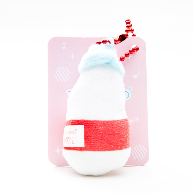 Plushie (Key Chain/Mini/Cute Eyes School Lunch: Milk/Palm Size/3x6cm/SMCol(s): Red,White)