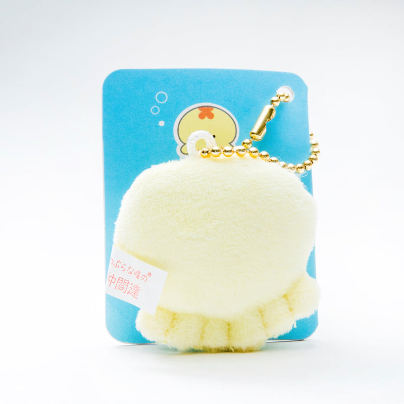 Plushie (Key Chain/Mini/Cute Eyes Aquarium: Jellyfish/Palm Size/2x5x4cm/Yell/SMCol(s): Yellow)