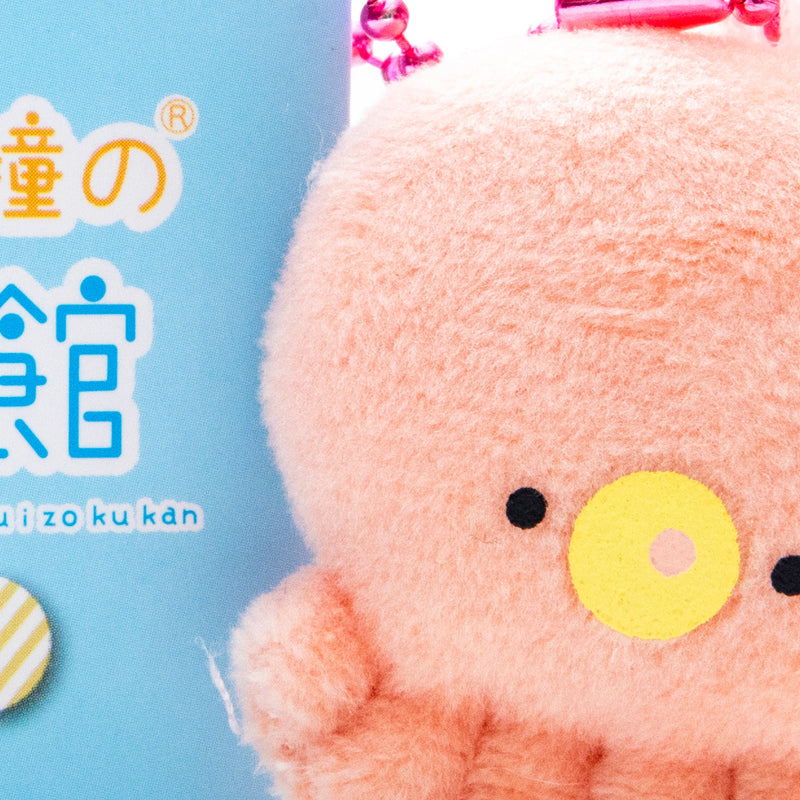 Plushie (Key Chain/Mini/Cute Eyes Aquarium: Octopus/Palm Size/4.5x4.5cm/SMCol(s): Pink)