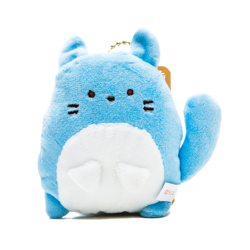 Plushie (Key Chain/Cute Eyes Zoo: Chinchilla/Palm Size/Size varies/2x7.5x9cm/SMCol(s): Blue)