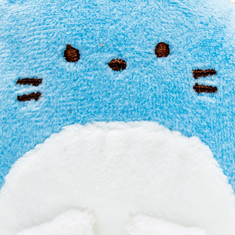 Plushie (Key Chain/Cute Eyes Zoo: Chinchilla/Palm Size/Size varies/2x7.5x9cm/SMCol(s): Blue)