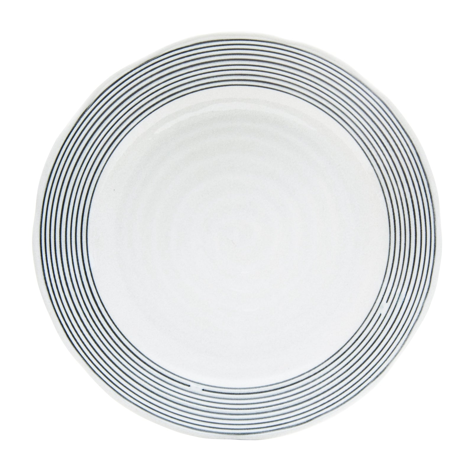 Lines Porcelain Deep Plate