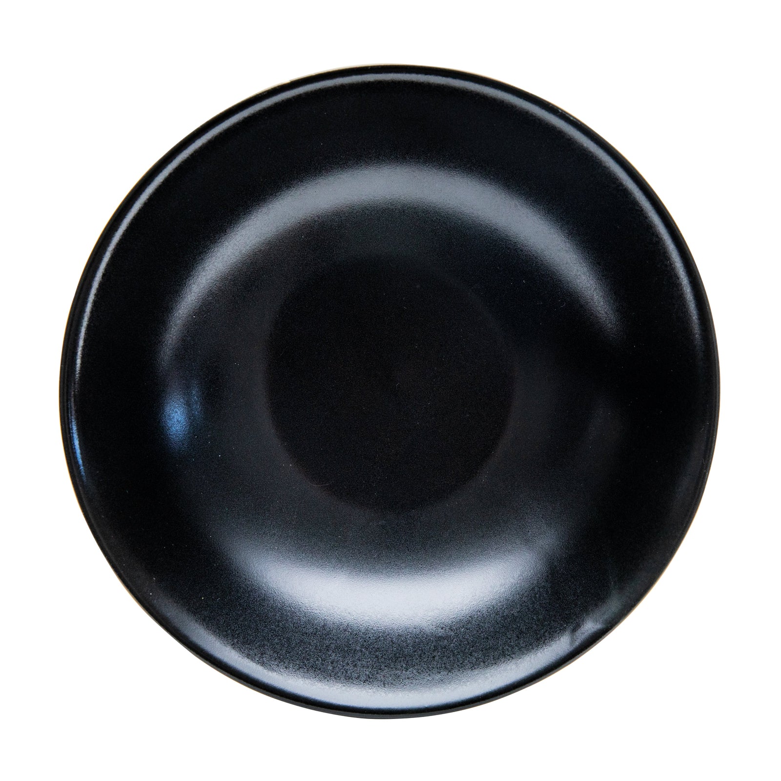 Tenmoku Porcelain Shallow Bowl