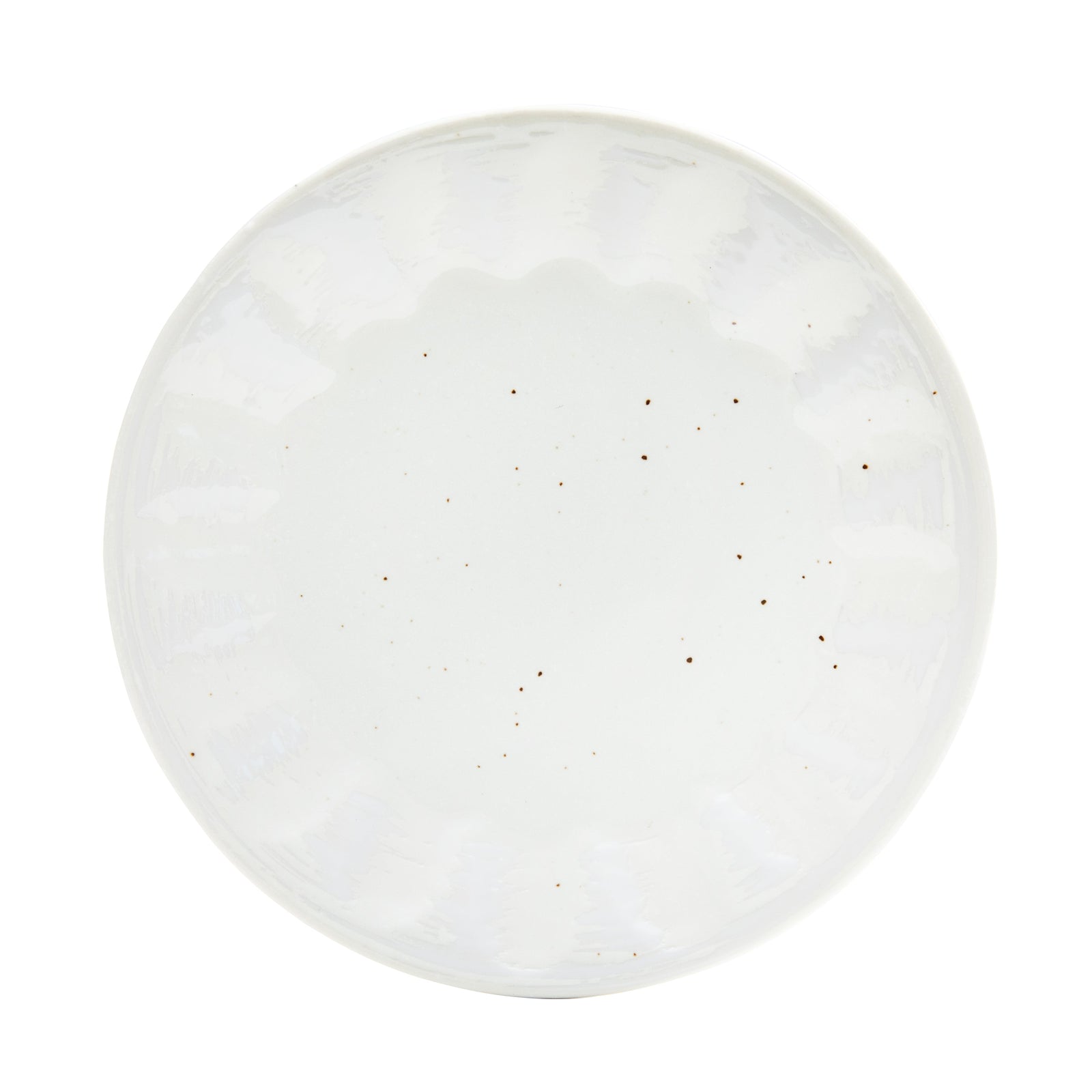 White Kohiki Shinogi Porcelain Plate