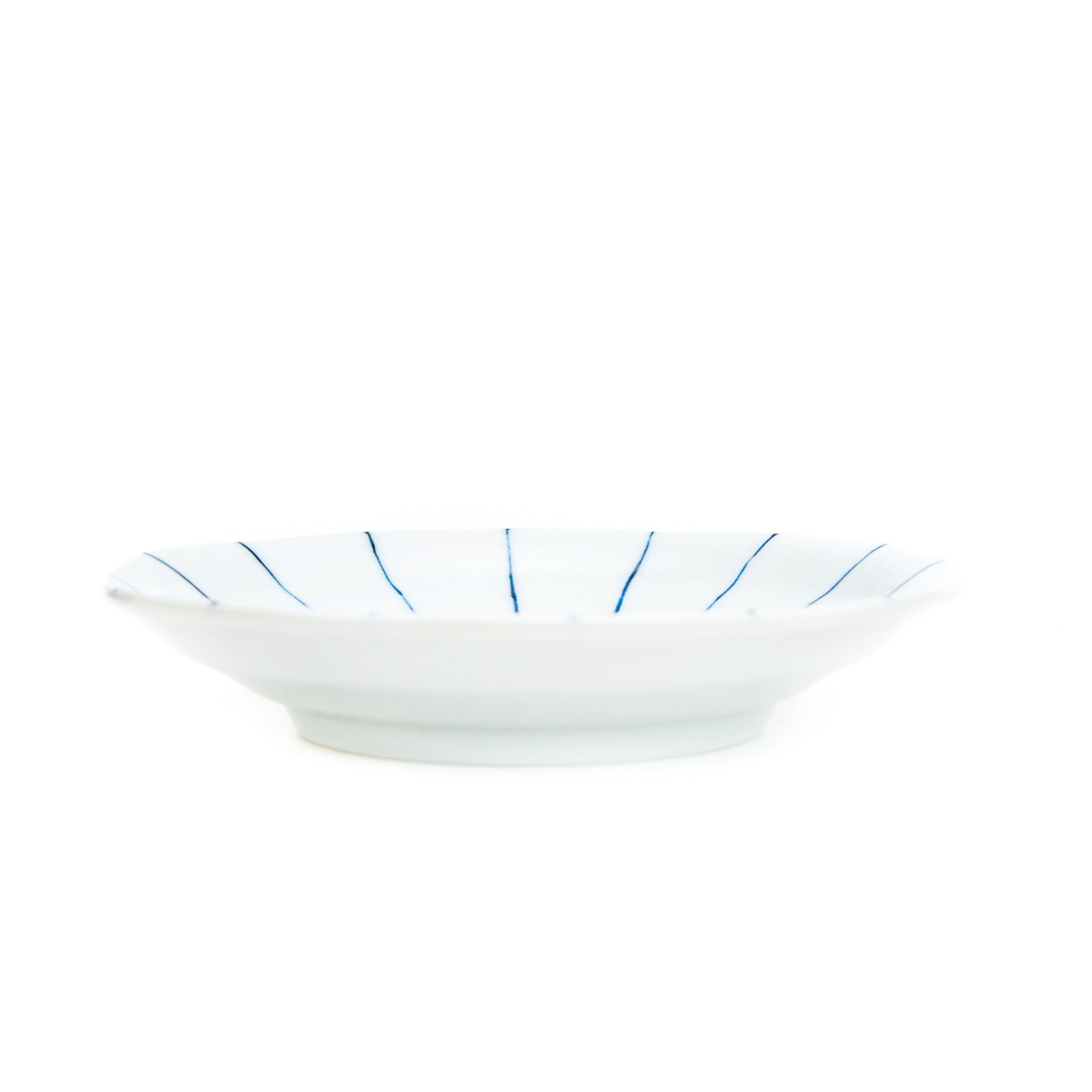 Japanese Ten Grass Blade Wide Low Bowl