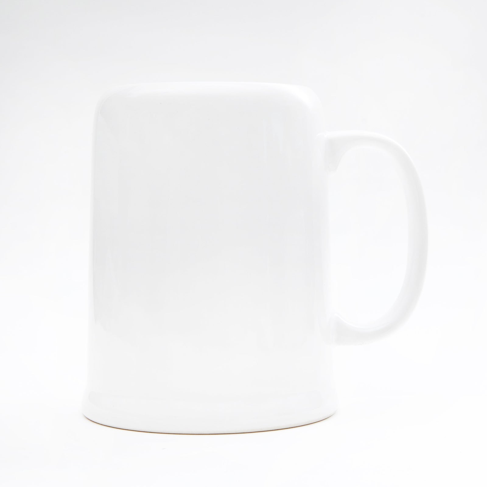 Simple White Porcelain Mug