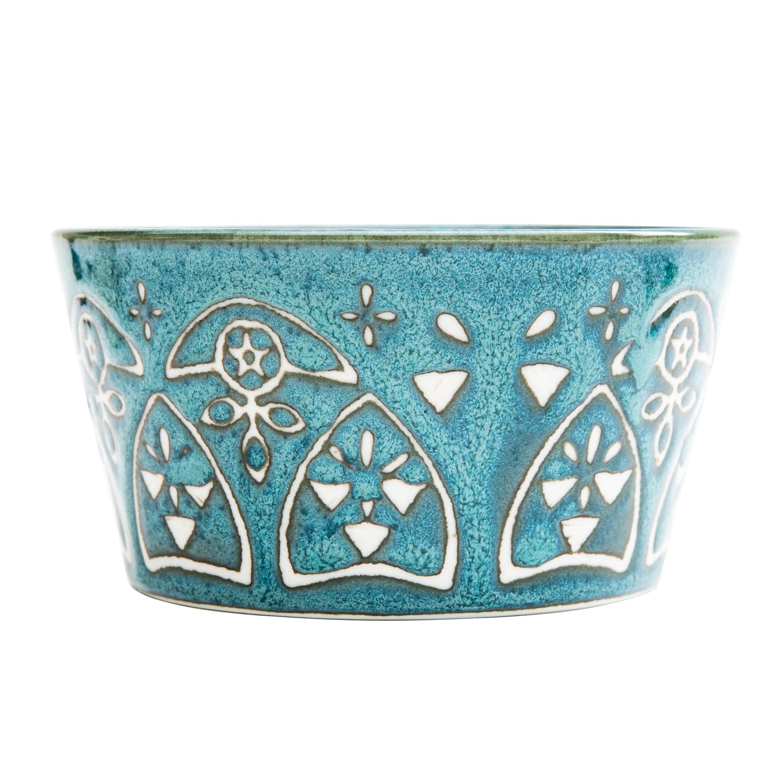 Green Moroccan Porcelain Small Bowl