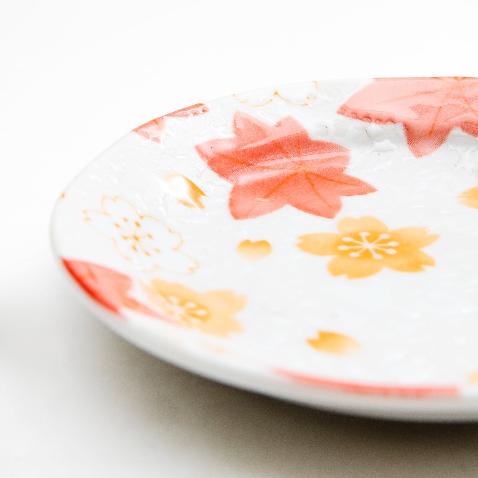 Autumn Leaves Porcelain Plate