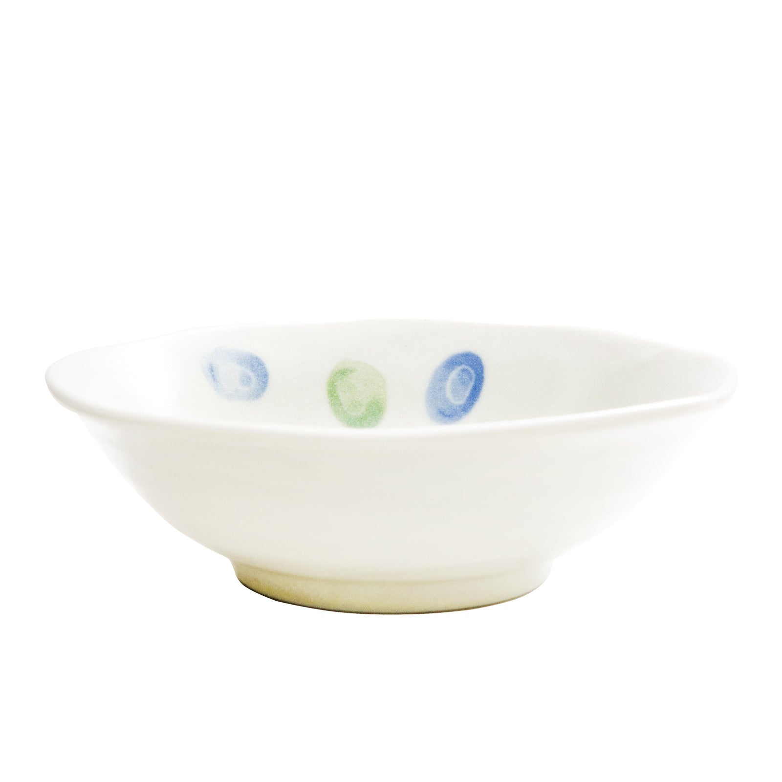 Broad Beans Porcelain Flat Bowl