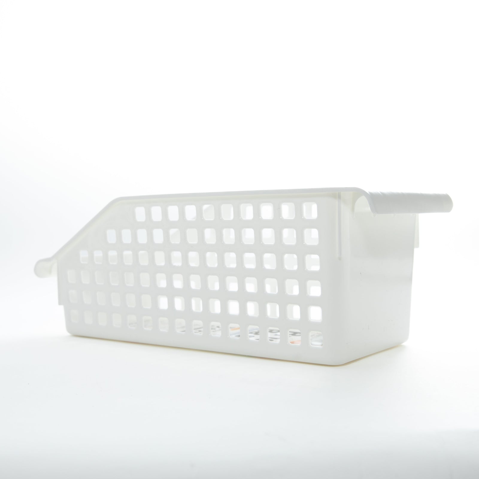 White Front Opening Bridge Basket