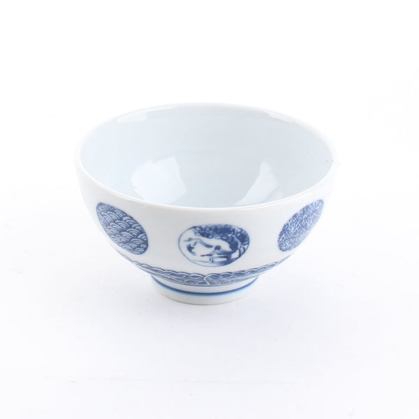 Japanese Art Ceramic Rice Bowl